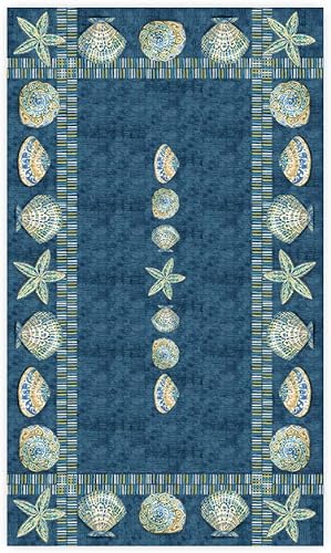 Miniatura 3 de Laural Home Mantel rectangular Embellished Shells 70" x 120"