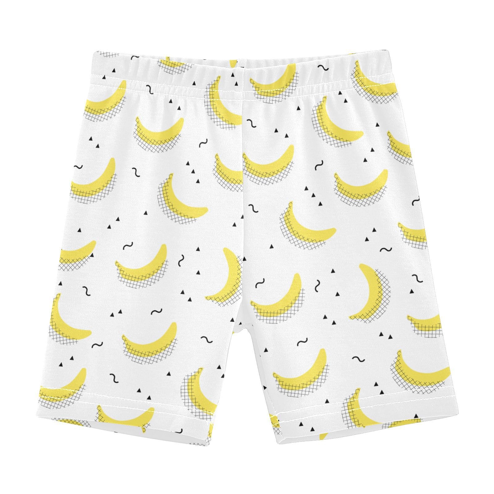 JHKKU Girls Banana Shorts Cotton Cartwheel Bike Kids Biker Under Dress Dance Short Girl Clothes 6T