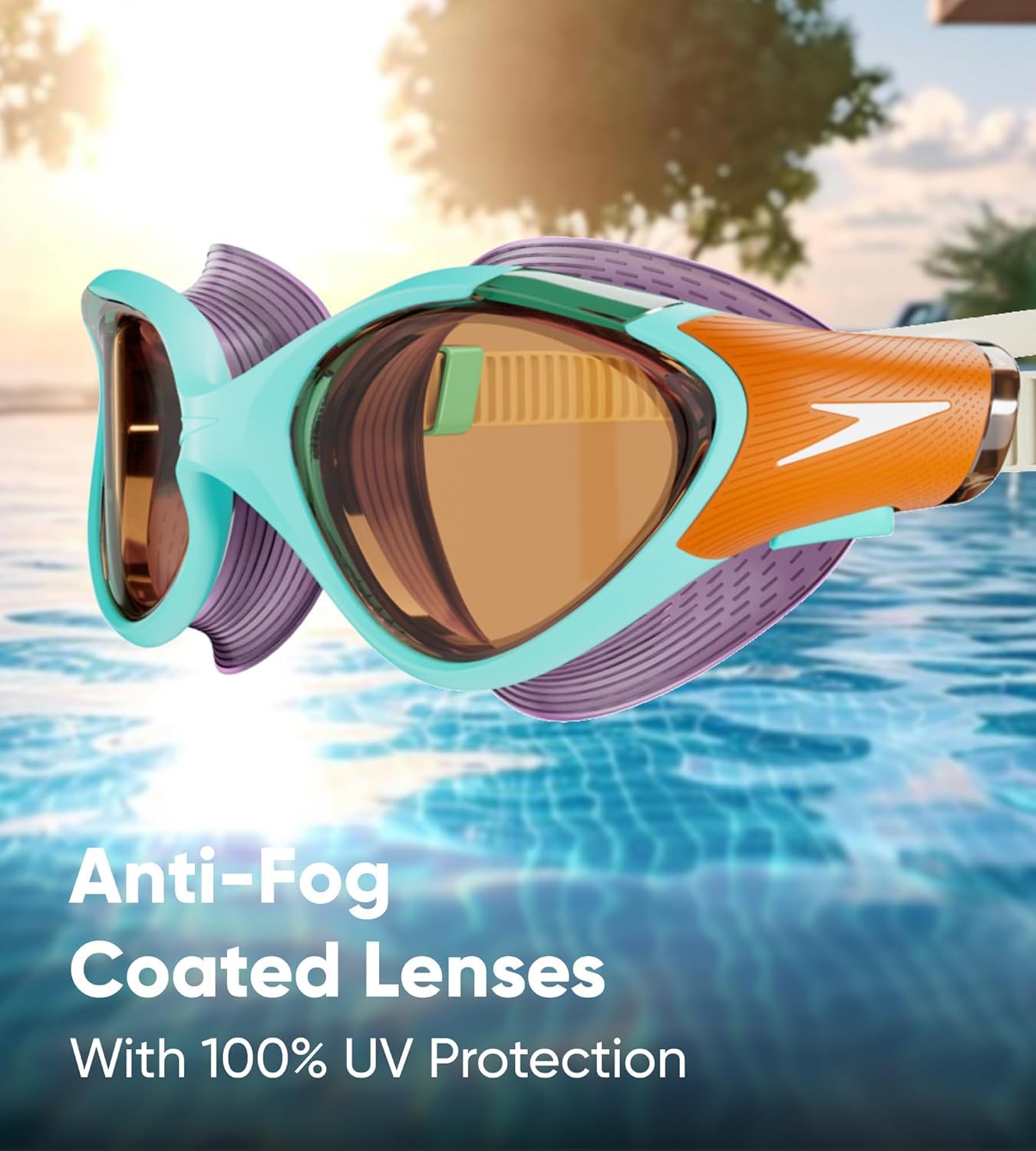 Speedo Mujer Gafas de Natación Biofuse 2.0 | Diseño Femenino | Mecanismo de Ajuste Patentado | Antivaho | Sin Goteos | Ajuste Cómodo — view 8