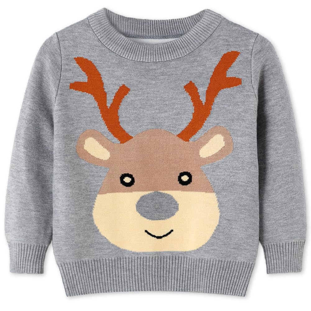 Remimi Kids Christmas Sweater for Toddler Girls Boys Holiday Pullover Top