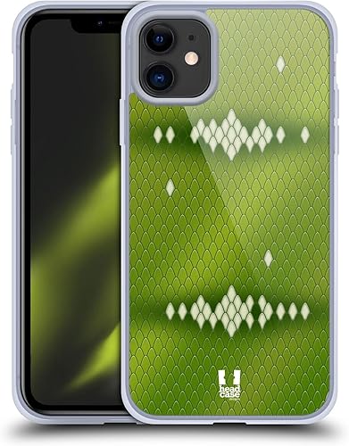 Miniatura 8 de Head Case Designs Ball Python - Funda de gel con patrón de serpiente [protección de grado militar] compatible con Apple iPhone 11 y compatible con