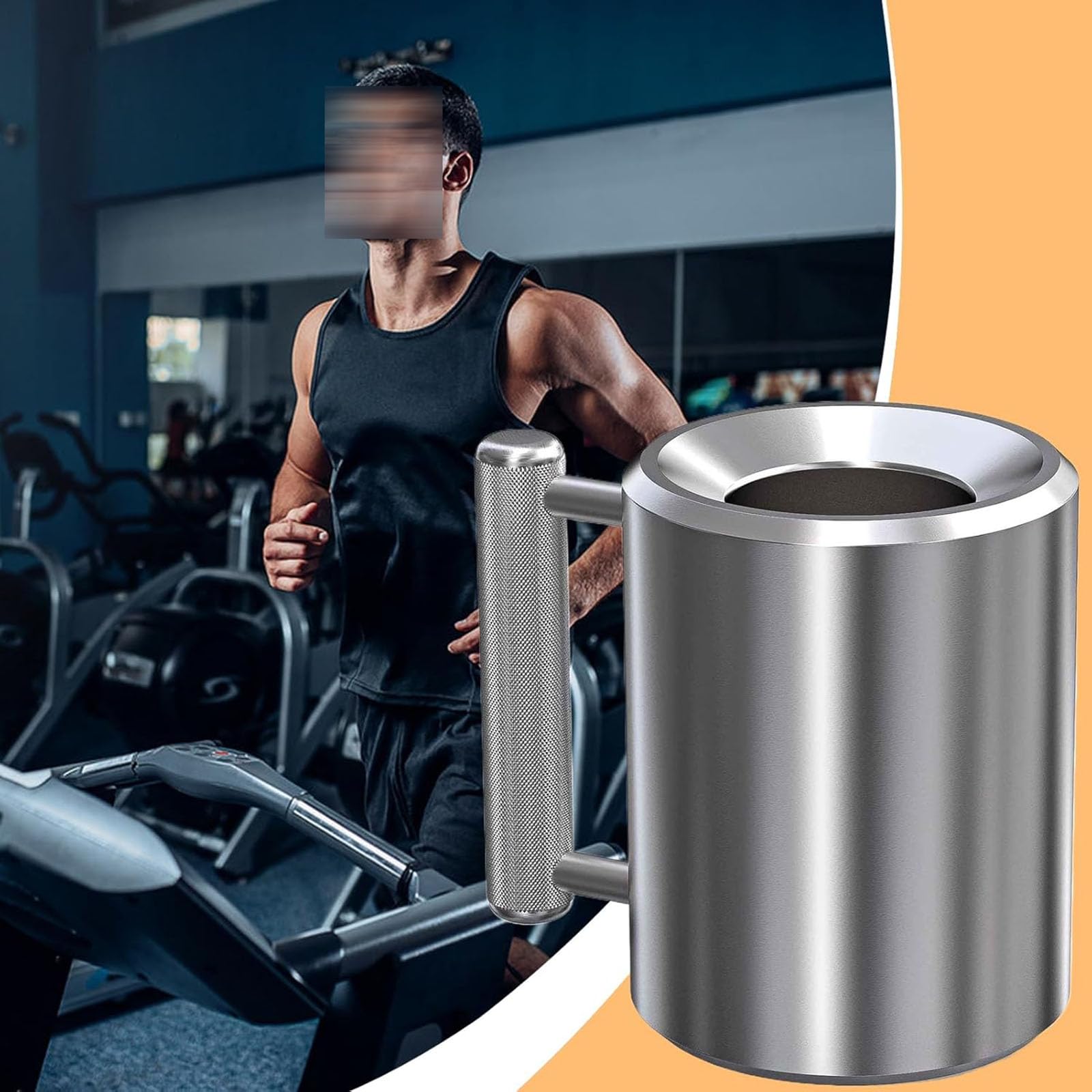 Taza De Café Pesada, Taza Pesada, Tazas Con Mancuernas De Acero Inoxidable 304 Plateadas, Botella Pesada Antideslizante, Entrenamiento Físico Con Cerveza, Tazas Con Mancuernas, Taza De Agua Deportiva