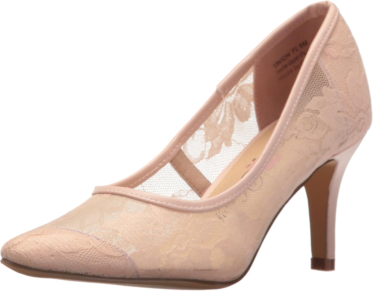 Penny Loves Kenny Women's Union FL Pump, Blush lace, 8.5 Medium US