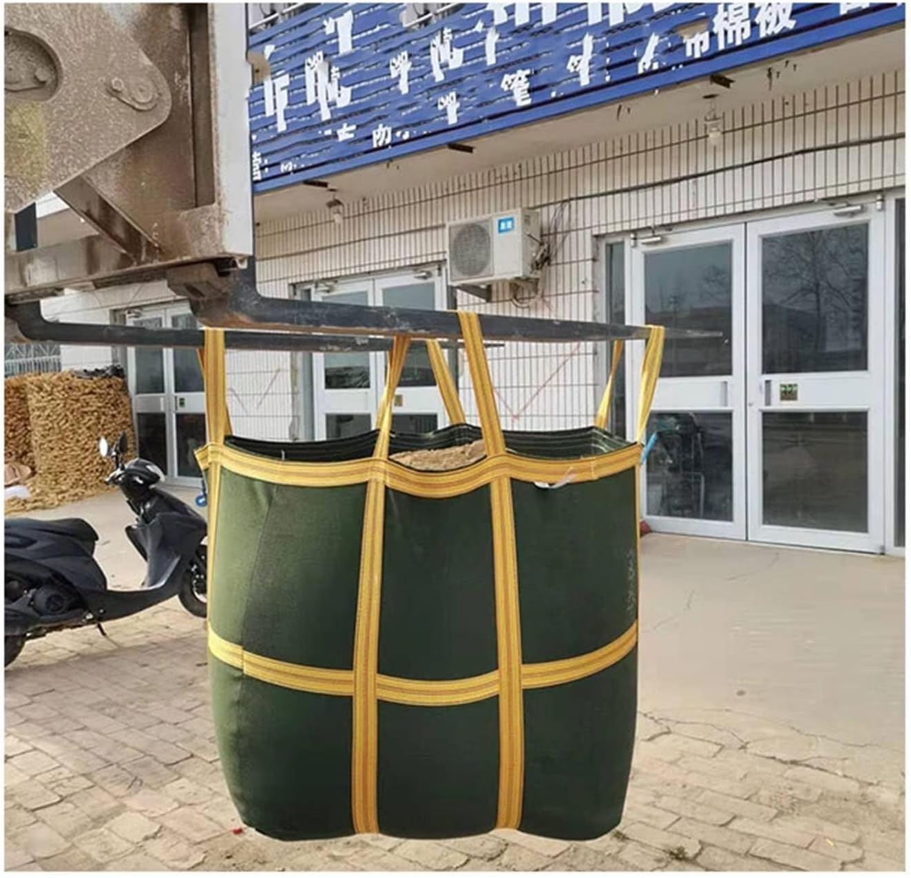 カーゴハンギングネット - カーゴリフティングネットナイロンロープ、持ち上がる網 - 再利用可能なリフトバッグ、ポリエステル製リフテ