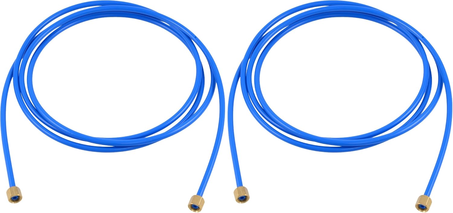 Eastman 8 Foot Flexible PEX Ice Maker Water Connector with Brass Nuts, 48316