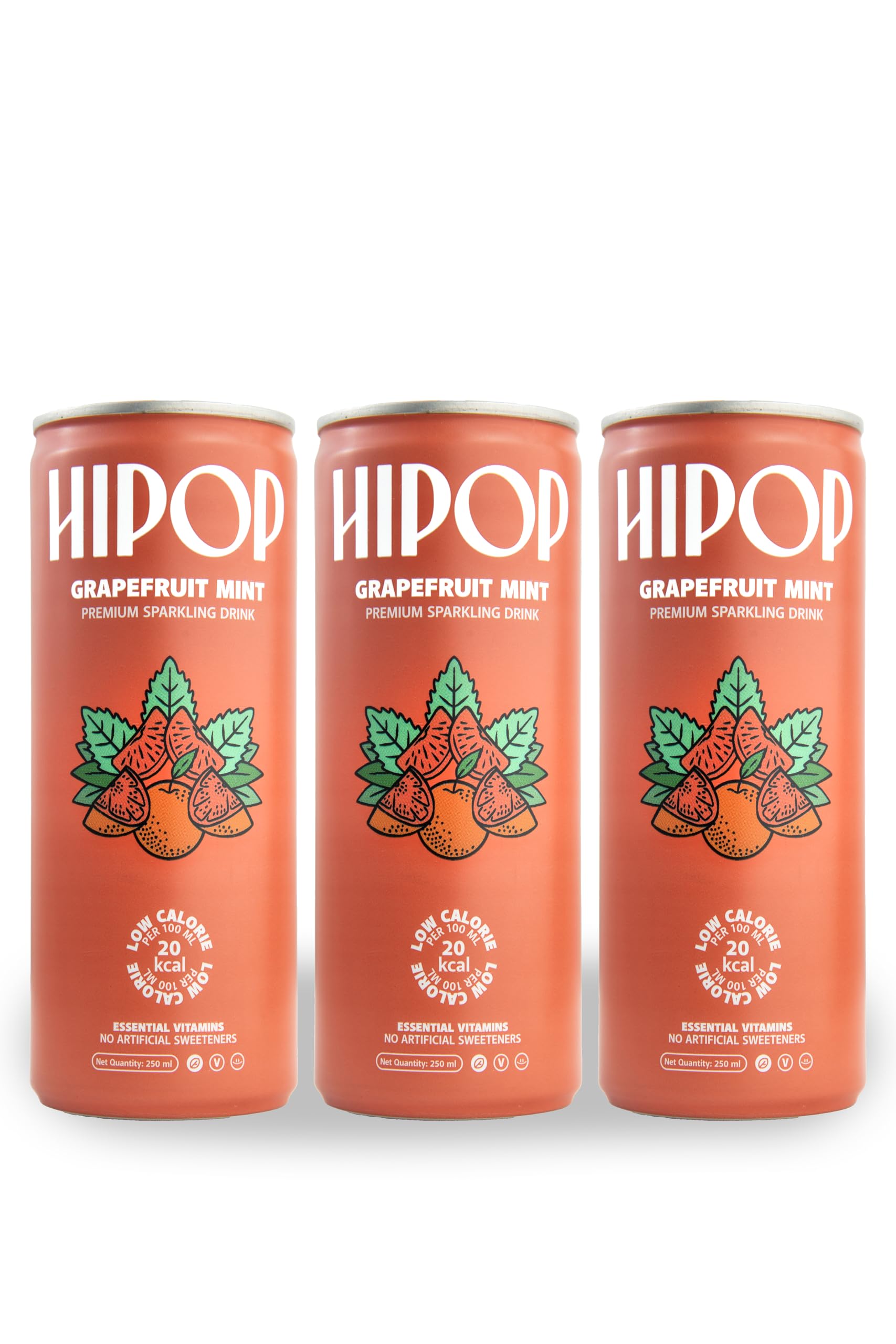 HIPOP GrapeFruit Mint Premium Sparkling Drink 250ml (Pack of 3) (B0DCZQWGP8) Amazon Price History, Amazon Price Tracker