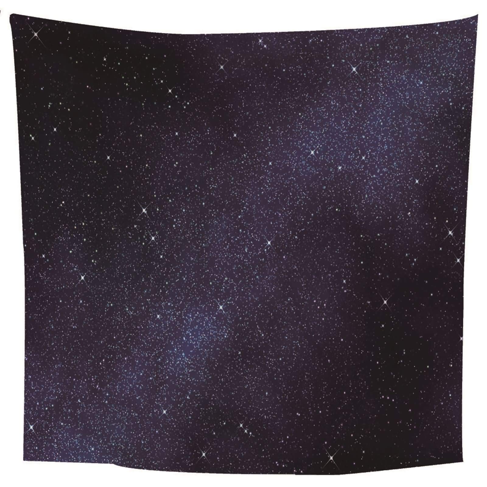 Tapisserie murale nuit étoilée multicolore pour décoration de chambre et salon