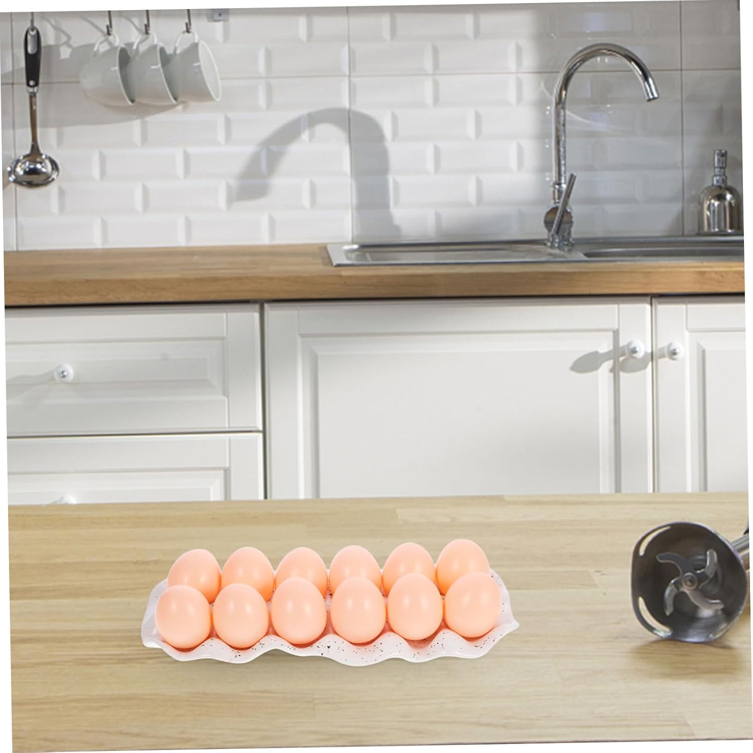 Zerodeko Ceramic Egg Tray Capacity Egg Holder for Refrigerator Elegant Porcelain Storage with Non Slip Base for Kitchen Countertop Organization and Versatile Design