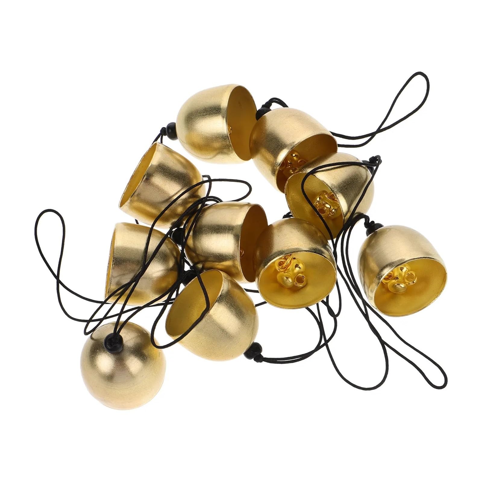 Christmas Bells 20pcs Bell Ornaments Mini Decorative Metal Wind Chime Christmas Tree Decoration for Christmas Decor