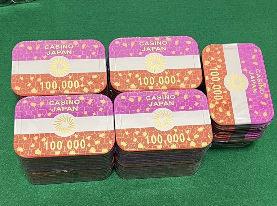 新品未開封 チップ　100,000(拾万) オレンジ×100枚セット プラーク Amazon.co.jp: チップ 100,000(拾万) オレンジ×100枚セット