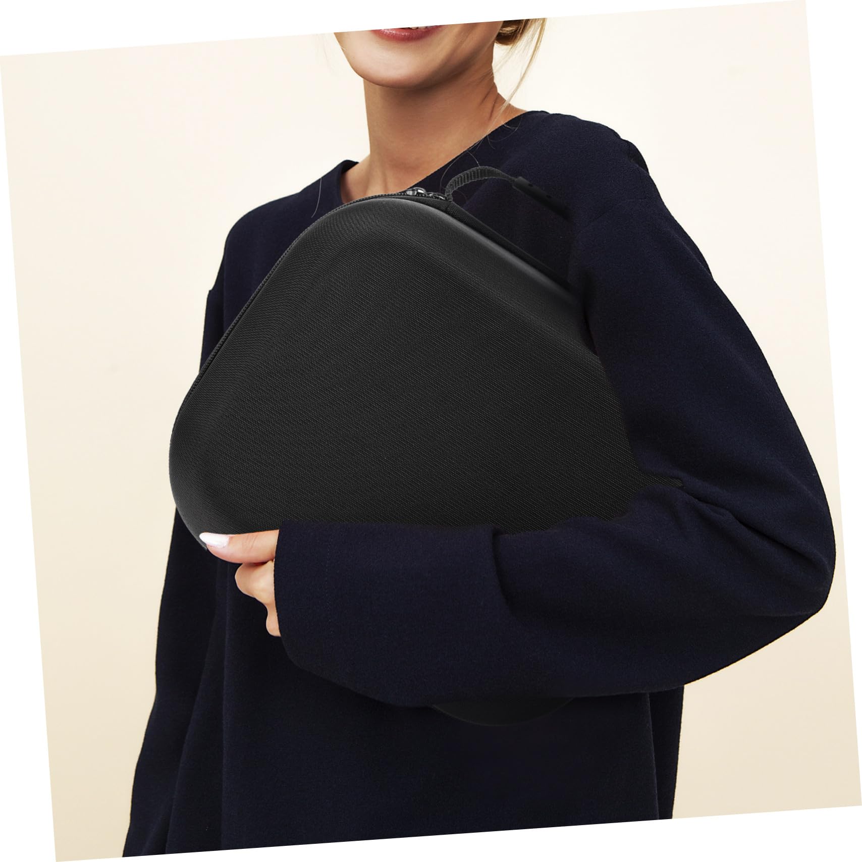 VILLCASE Custodia Rigida Porta Occhiali per Realtà Virtuale in Eva Nero, Protezione Portatile per Occhiali 3d, per Viaggi e Uso Quotidiano