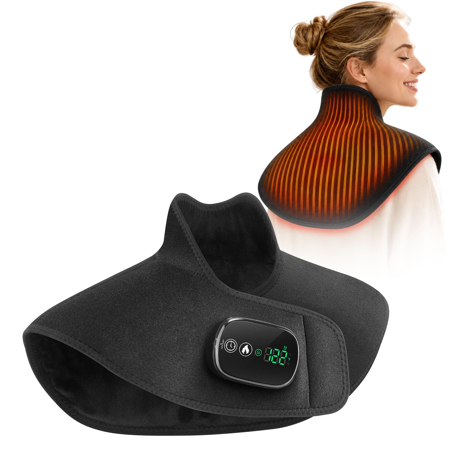 2026 Nuevo Almohadilla Electrica, Función De Sincronización De Múltiples Temperaturas,Adecuado Para La Oficina, Para Llevar Cuando Viaja y También Como Regalo Para Hombres y Mujeres