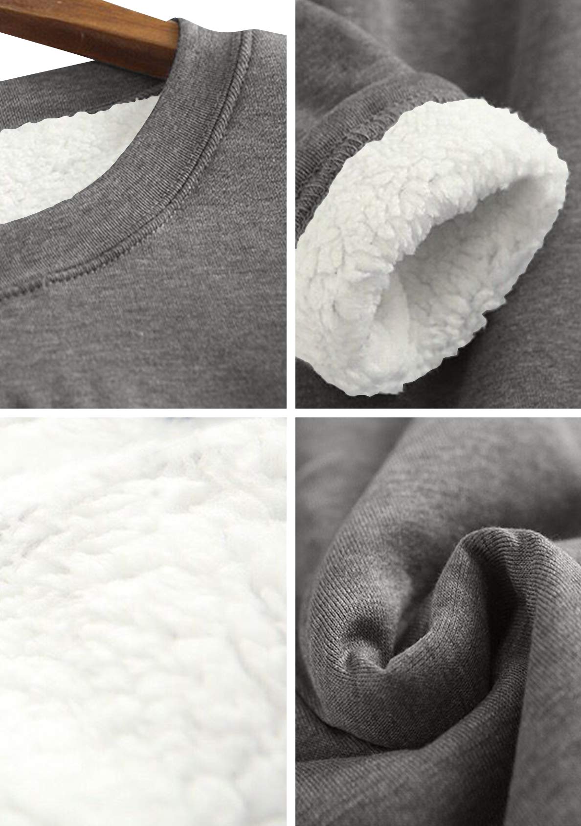 Maglione da donna per il tempo libero foderato per la casa a maniche lunghe girocollo maglione in pile natalizio