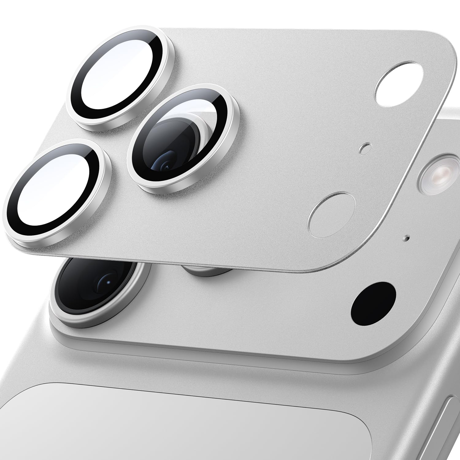 Hoerrye for iPhone 18 Pro Max Camera Lens Protector - Matte Alloy, HD Clear