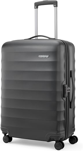 American Tourister Barcelona | Check-in Trolley Bag (69 cm) | 360° 8 Wheel Travel Luggage | Hard Case Polycarbonate Suitca...