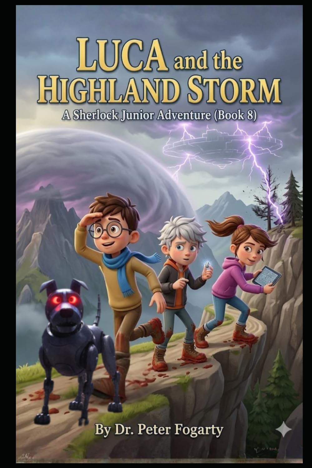 Luca And The Highland Storm: A Sherlock Junior Adventure (Book 8) (Sherlock Holmes Books For Kids)