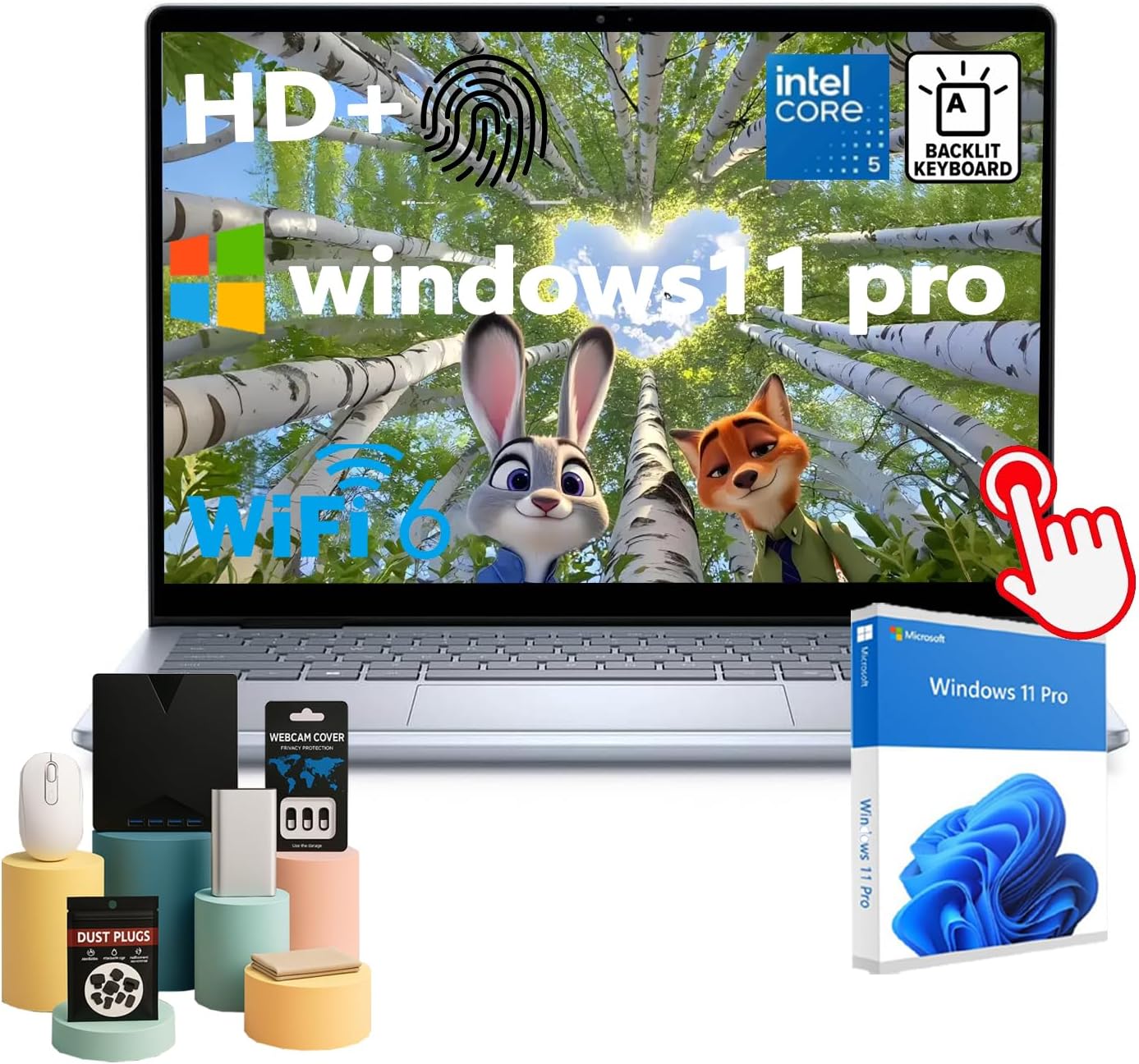 10 Best Laptops Under $1000 in 2025 – Powerful, Affordable, and Worth Your Money 11 Dell Inspiron 14 open next to a notebook and pen