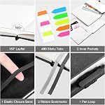 12 Pack Journal Notebooks for Work with 12 Pens, A5 Hardcover Notebook，Business Notebooks Bulk, College Ruled Notebook for Men, Leather Journal for Writing, 160 Pages, 100GSM Thick Paper (5.7" x 8.3")