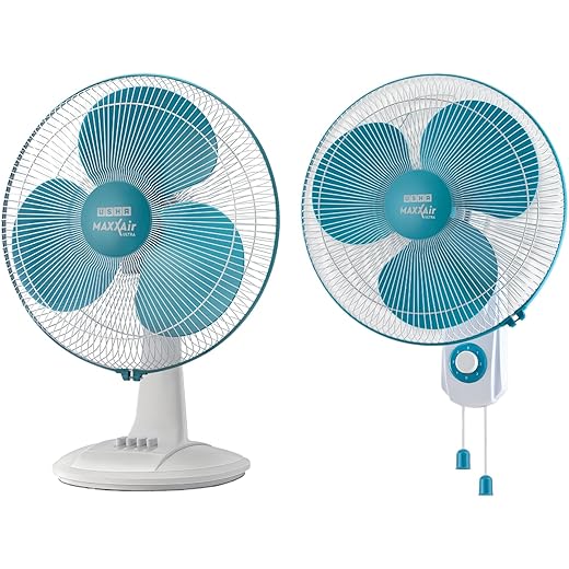 USHA Maxx Air Ultra 400MM Wall Fan Light Blue Maxx Air Ult