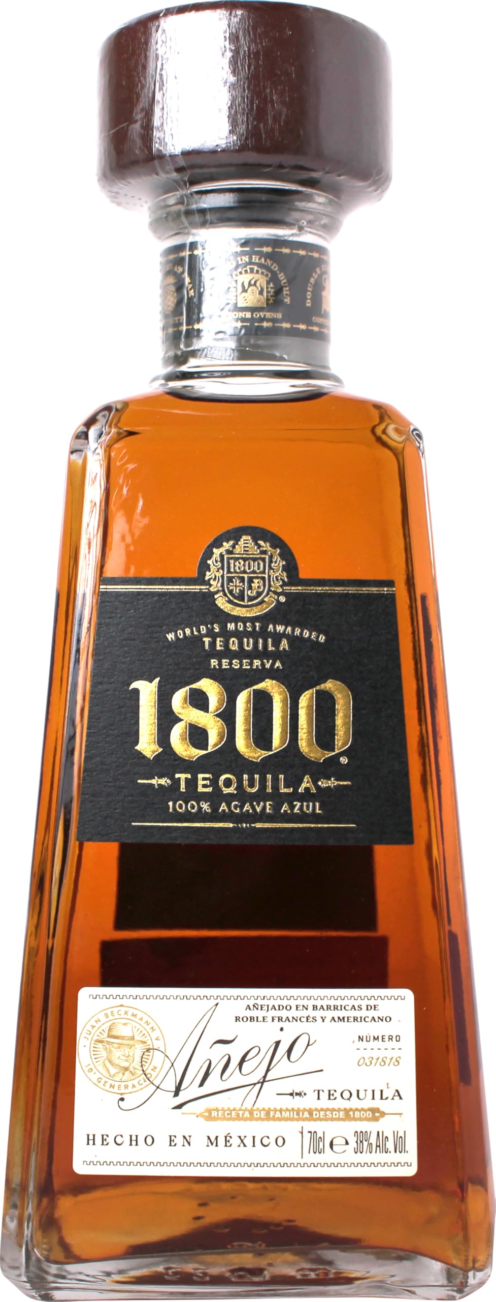Amazon.co.jp: クエルボ 1800 アネホ 38％ [ テキーラ メキシコ 700ml