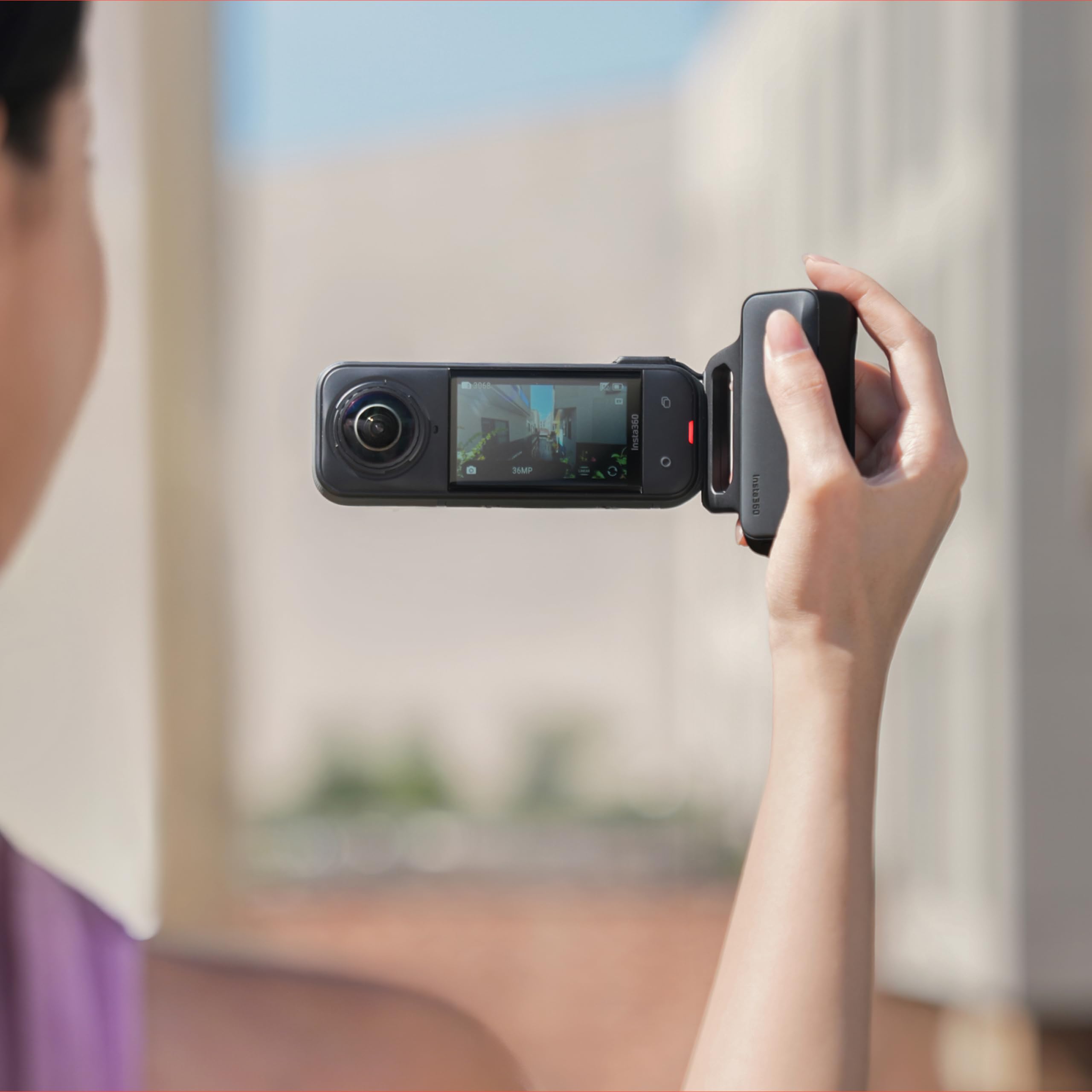 Insta360 X5 Grip Photo (Noir)