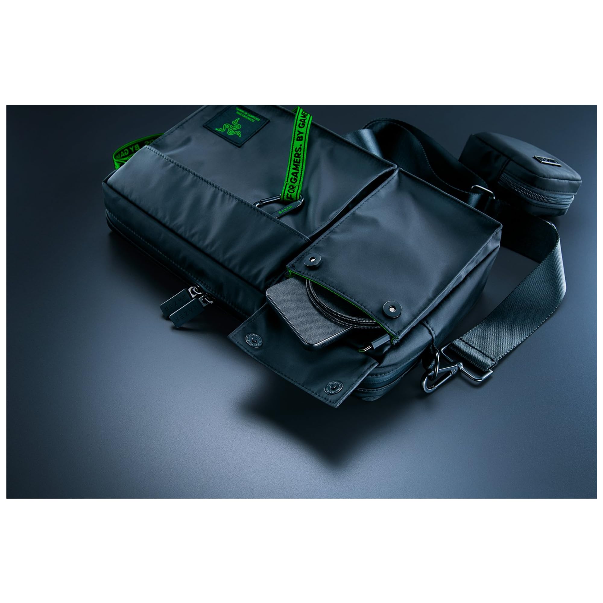 Razer Rogue V3 - Zaino da viaggio compatto (scomparto per laptop fino a 14", resistente all'abrasione), colore: Nero