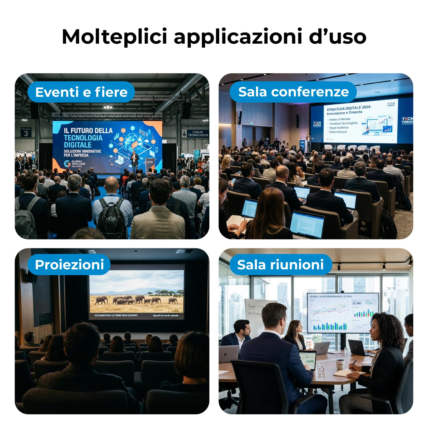 VulTech Cavo HDMI 2.0 20m (AA14320PRO) | 4K Ultra HD @60Hz, 3D, ARC | Nylon Intrecciato, Connettori Dorati | per PS5, Xbox, TV, Monitor, PC