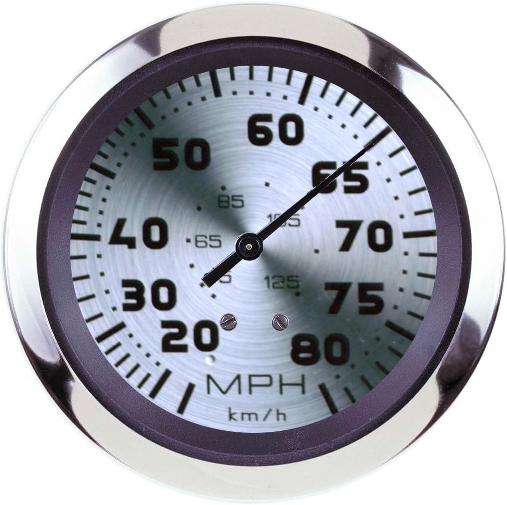 Sierra International 63585P Sterling Scratch Resistant Check Gauge for Johnson/Evinrude, 2"