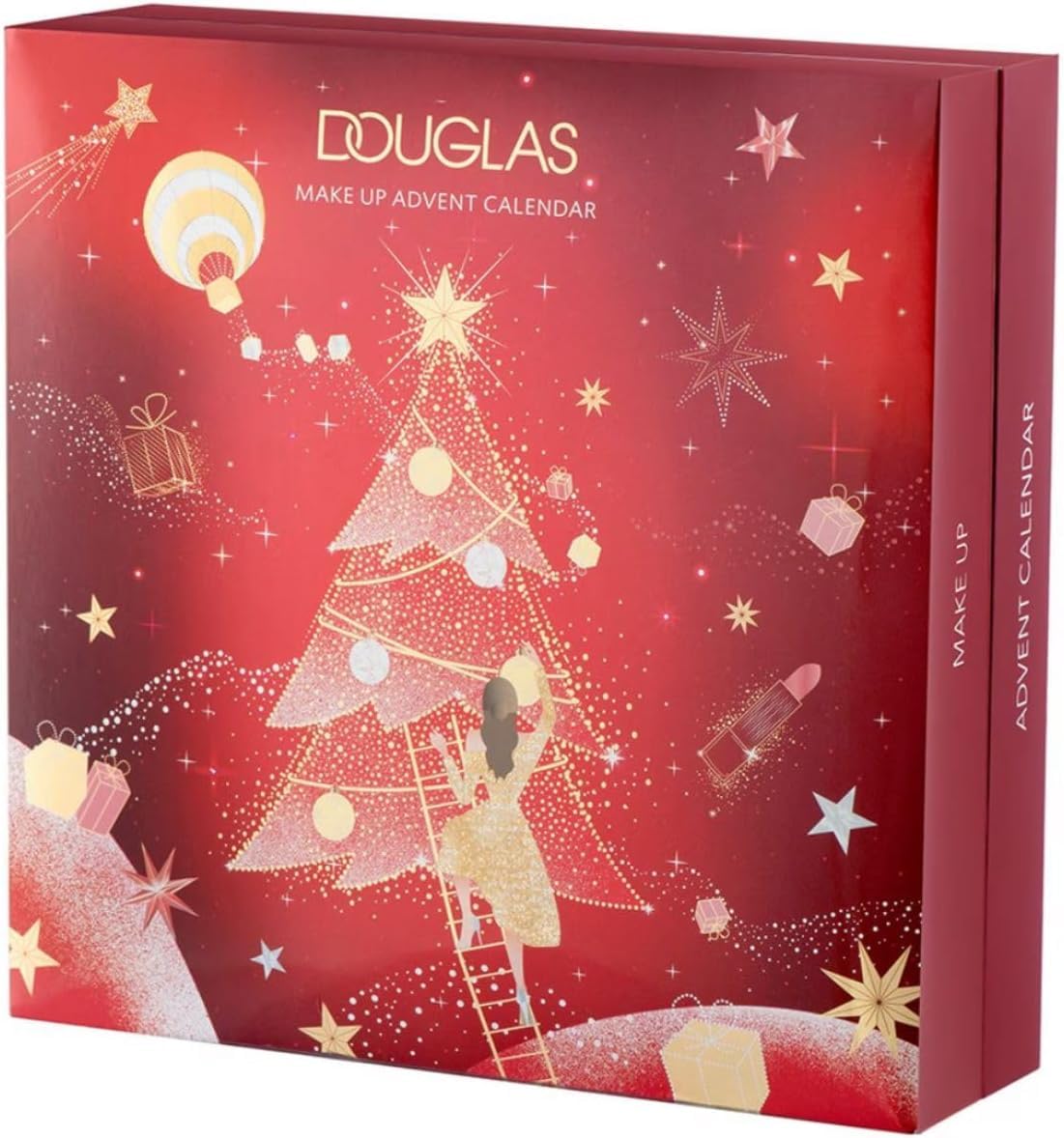Douglas Adventskalender 2024 - Beauty Make-Up Advent Calendar - 24 Beauty Überraschungen für Damen - Rot