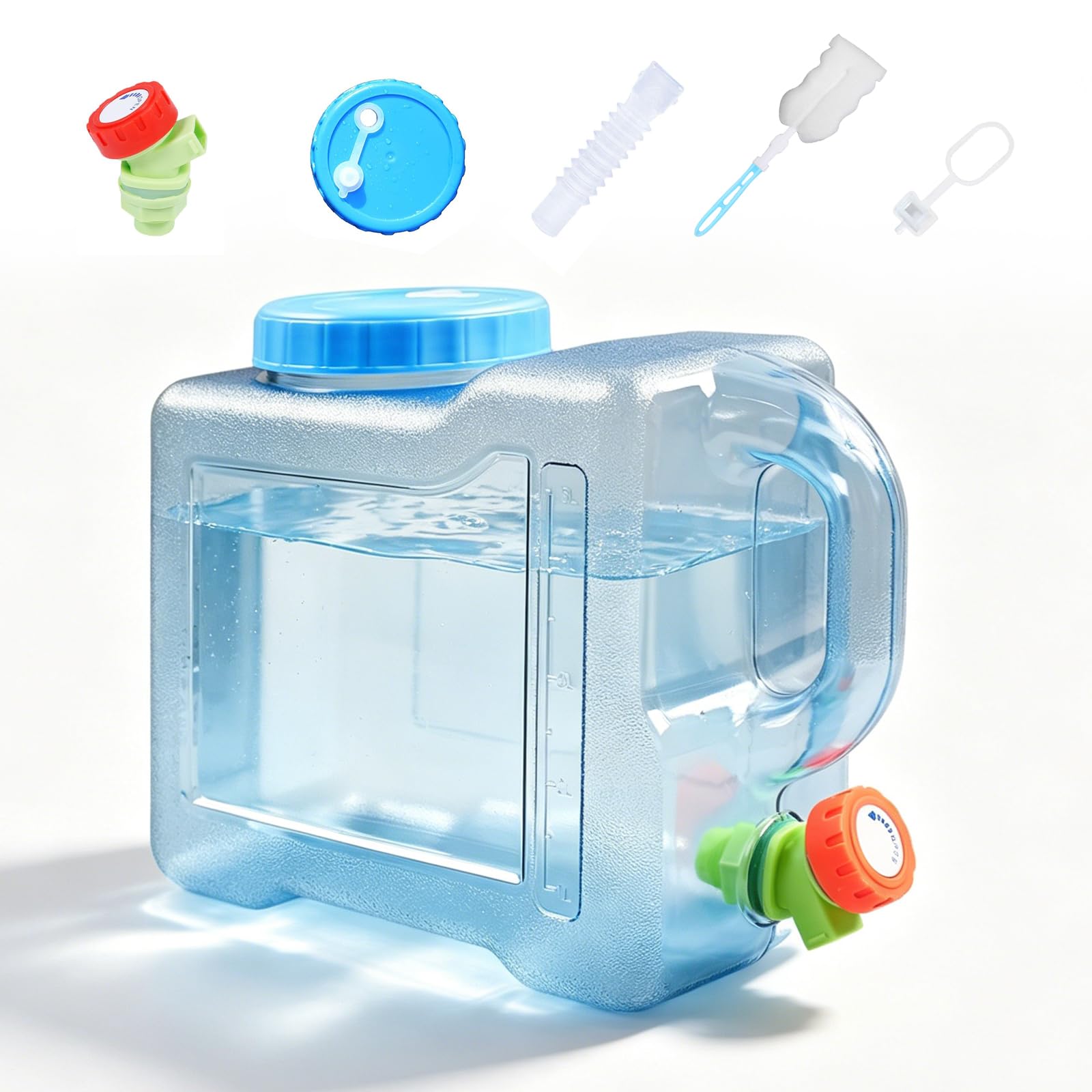 TIHOOK 5L Water Container with Tap, Portable Camping Water Container