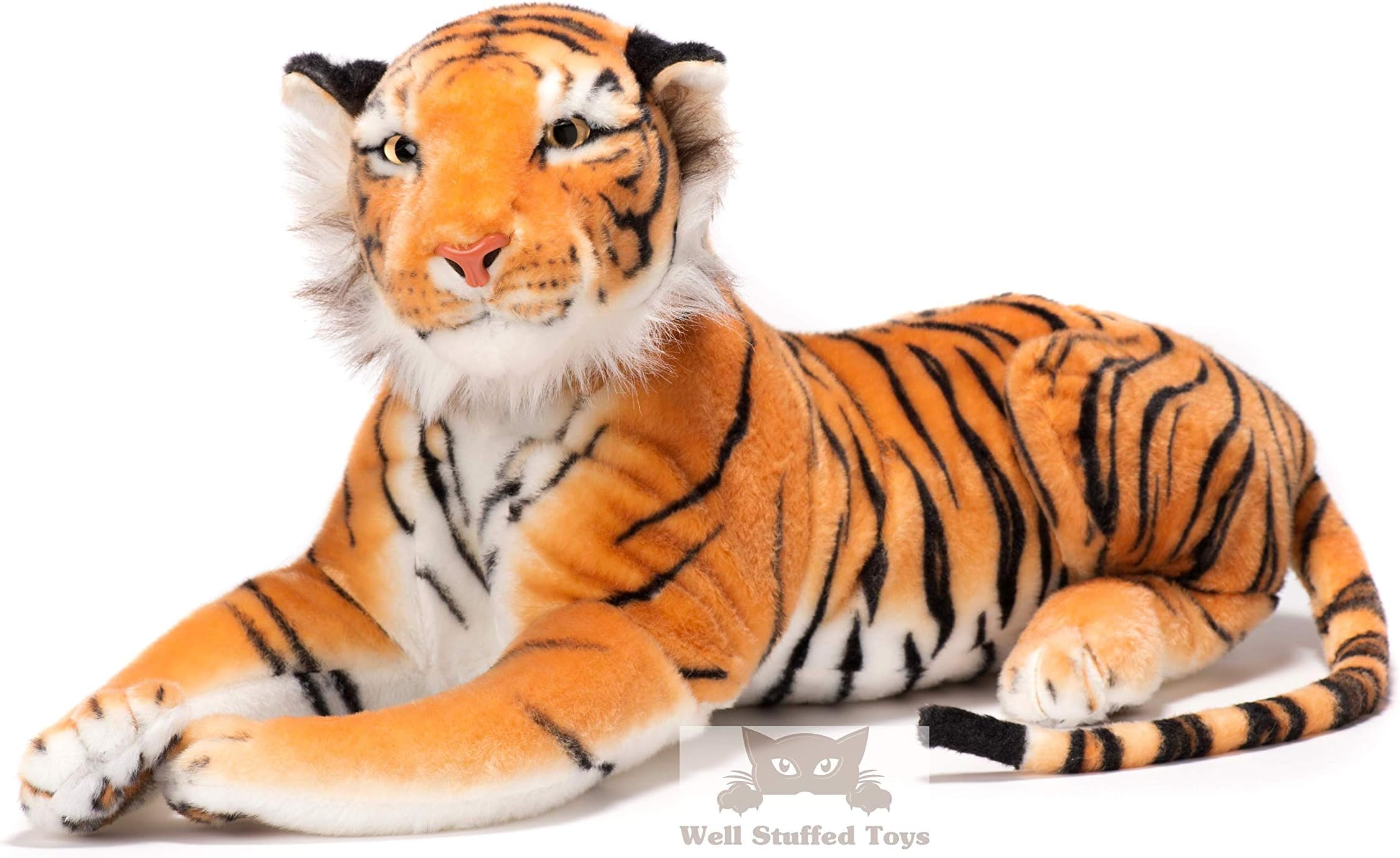 Large Brown Tiger Stuffed Soft Plush 140cm 50"