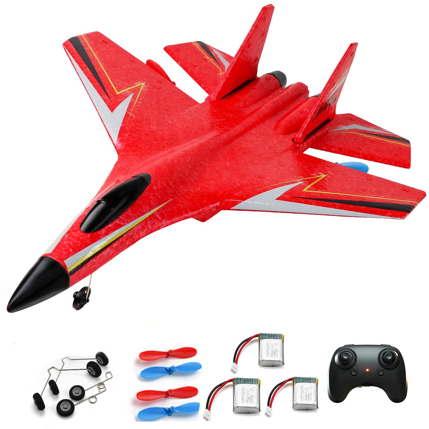 crohorizon RC Planes for Ages 14 Years and up,Remote Control Airplanes Toys for Teen,2CH Outdoor Foam RC Glider Fighter Jet for Teen and Adults Hobby