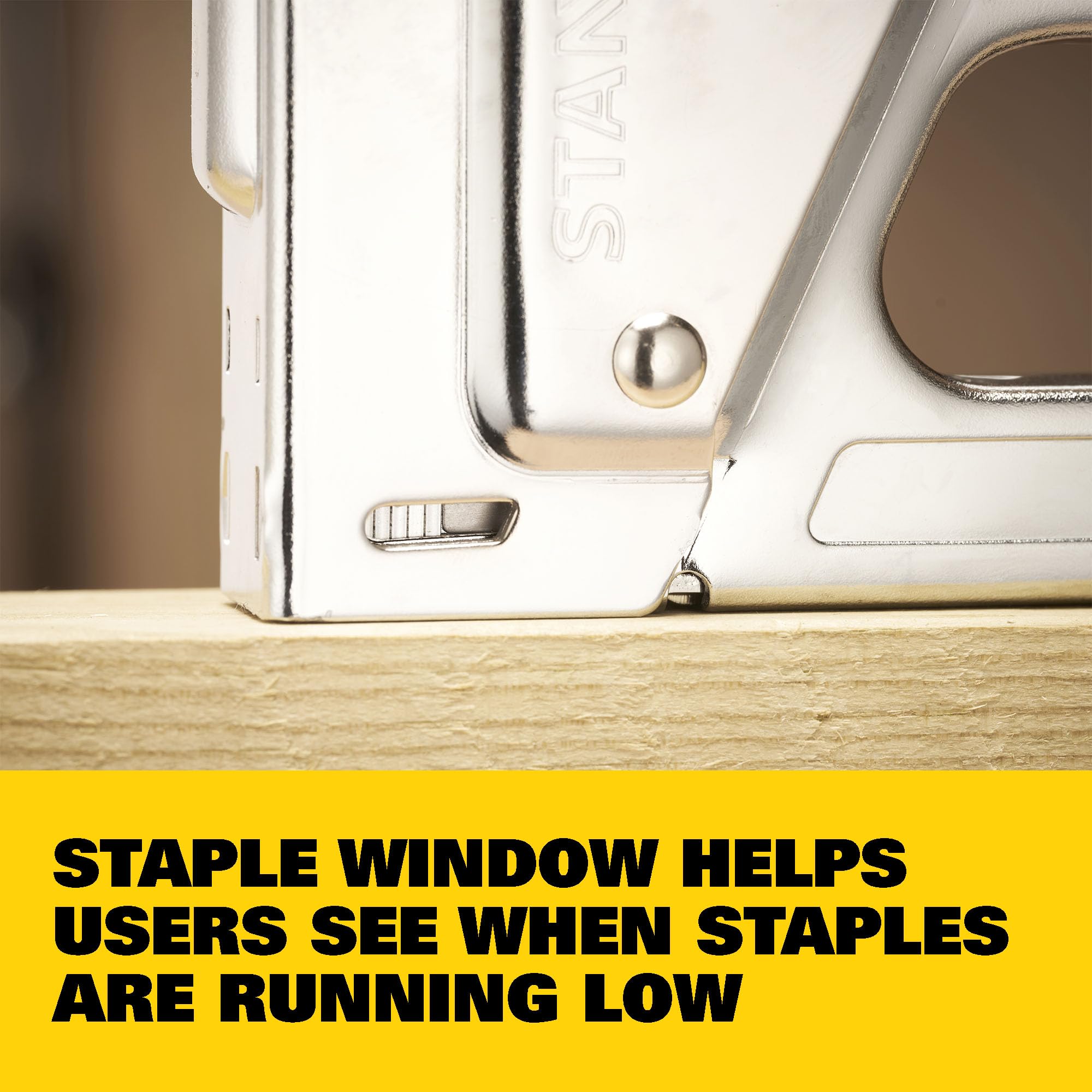 STANLEY Steel Staple Gun - Light Duty Hand Stapler -6
