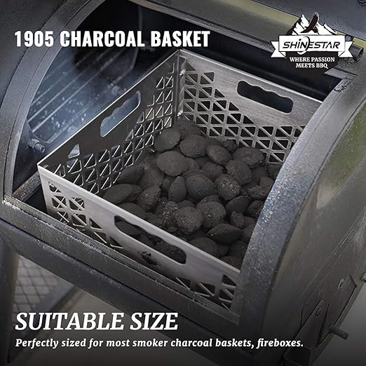 smoker firebox basket