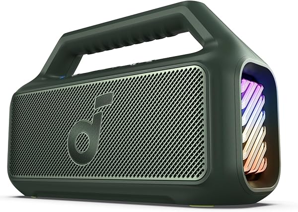 Soundcore Boom 2 by Anker, 80W Outdoor Bluetooth Speaker, 24H Playtime