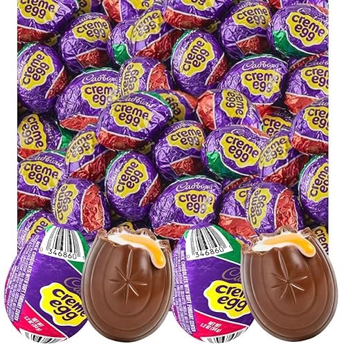 Cadbury Huevo de crema de Pascua, huevos de 1.2 onzas, perfectos para construir canasta de Pascua (paquete de 24)