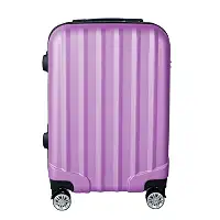 Mala de Viagem de Bordo Silent Noronha 10kg - Padrão ANAC | Rígida em ABS | 4 Rodas Duplas 360° | Cadeado Numérico Integrado | Leve e Resistente (Lilás Candy)