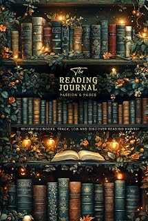 OVERLAPP Reading Journal: Track Review 100 Books, Log Habits & Stats - Hardcover 6x9 Dot-Grid for Book Lovers