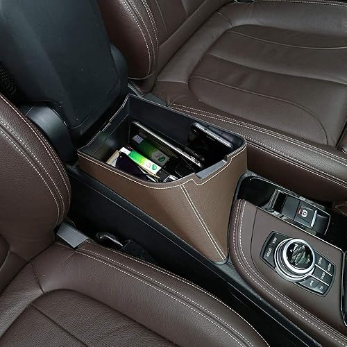 Miniatura 3 de 0054046448685 YIWANG - Bandeja de almacenamiento para reposabrazos central de automóvil para BMW X1 F48 2016-2019, para BMW X2 F47 2018 2019