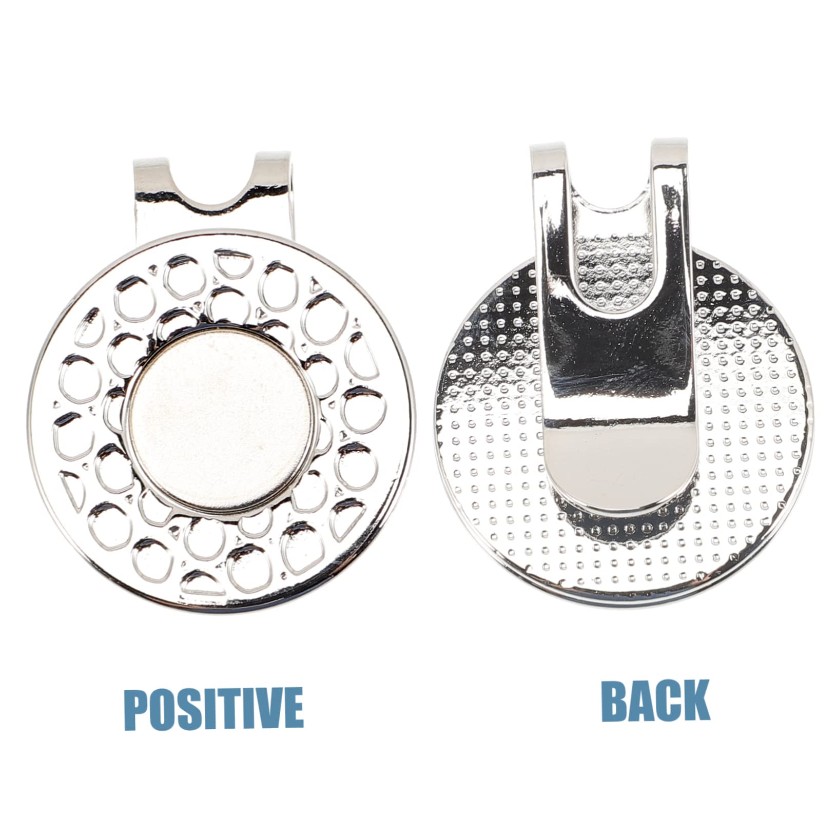 HANABASS Alloy Ball Marker Tragbarer Golf Hut Clip mit Dekorativem Ballmarker für Golfzubehör für für Golfer