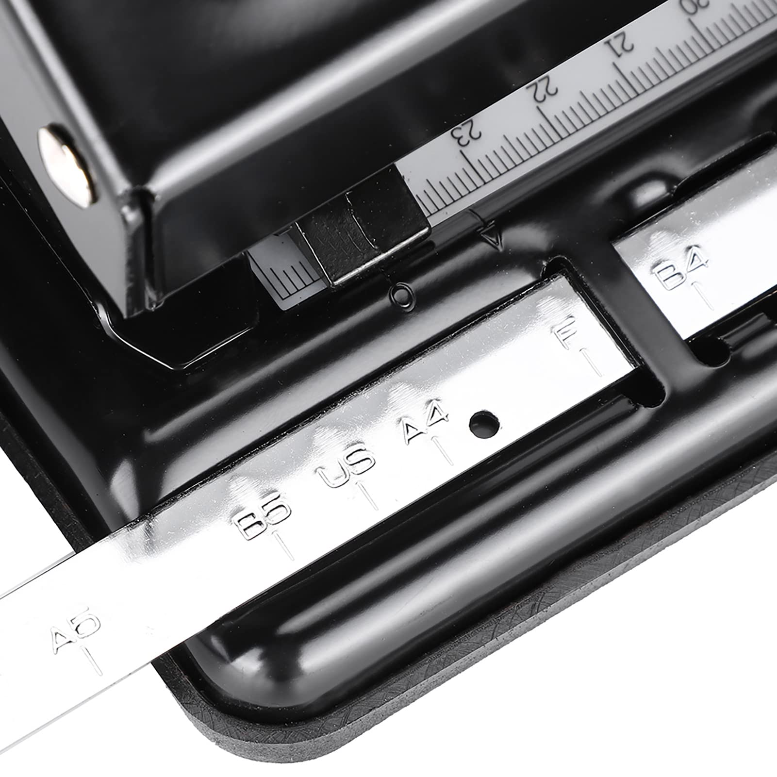 9640 - Perforatrice manuale a 4 fori, regolabile, per ufficio e scuola