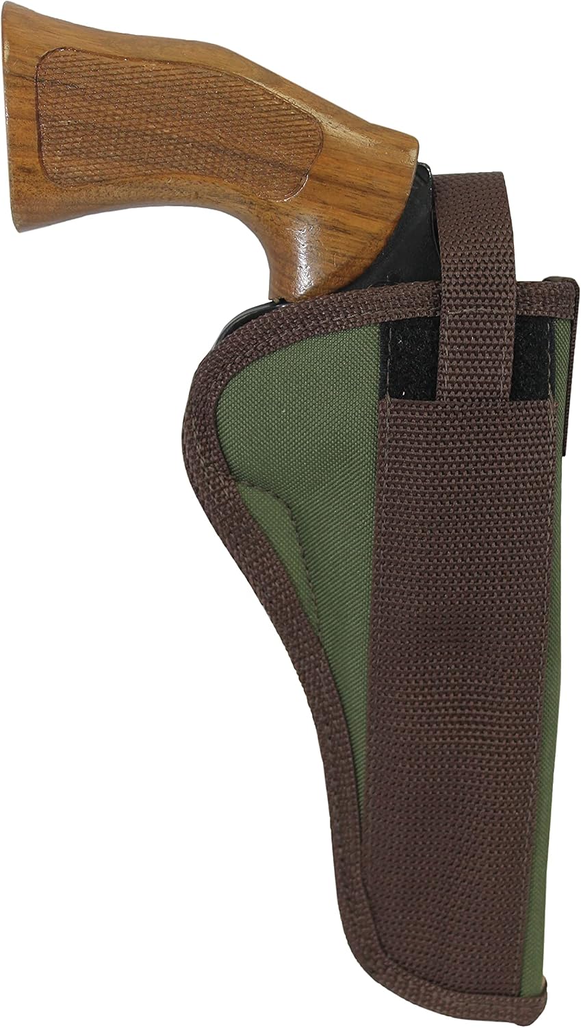 New Barsony Woodland Green Cross Draw Holster for 6" Revolvers