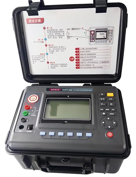 10KV 35T High Voltage Insulation Resistance Tester with Insulation Resistance Test Function Voltage Test Function DC Current Test Function Capacitance Test Function USB Interface