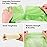 Small Trash Bags 4-6 Gallon, Inwaysin 200 Count Biodegradable Trash Bags 4 Gallon, Extra Strong Small Garbage Bags Unscented, Size Expanded, Green, for Bathroom Bedroom Office Kitchen Trash Can