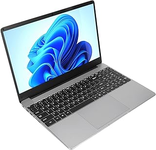 2 Em 1 Computador Portátil Windows10, 15,6 Polegadas Notebook 8G RAM 128G ROM Quad Core CPU Teclado Numérico 5000mAh Computador Portátil Com Câmera para Negócios, Estudo e