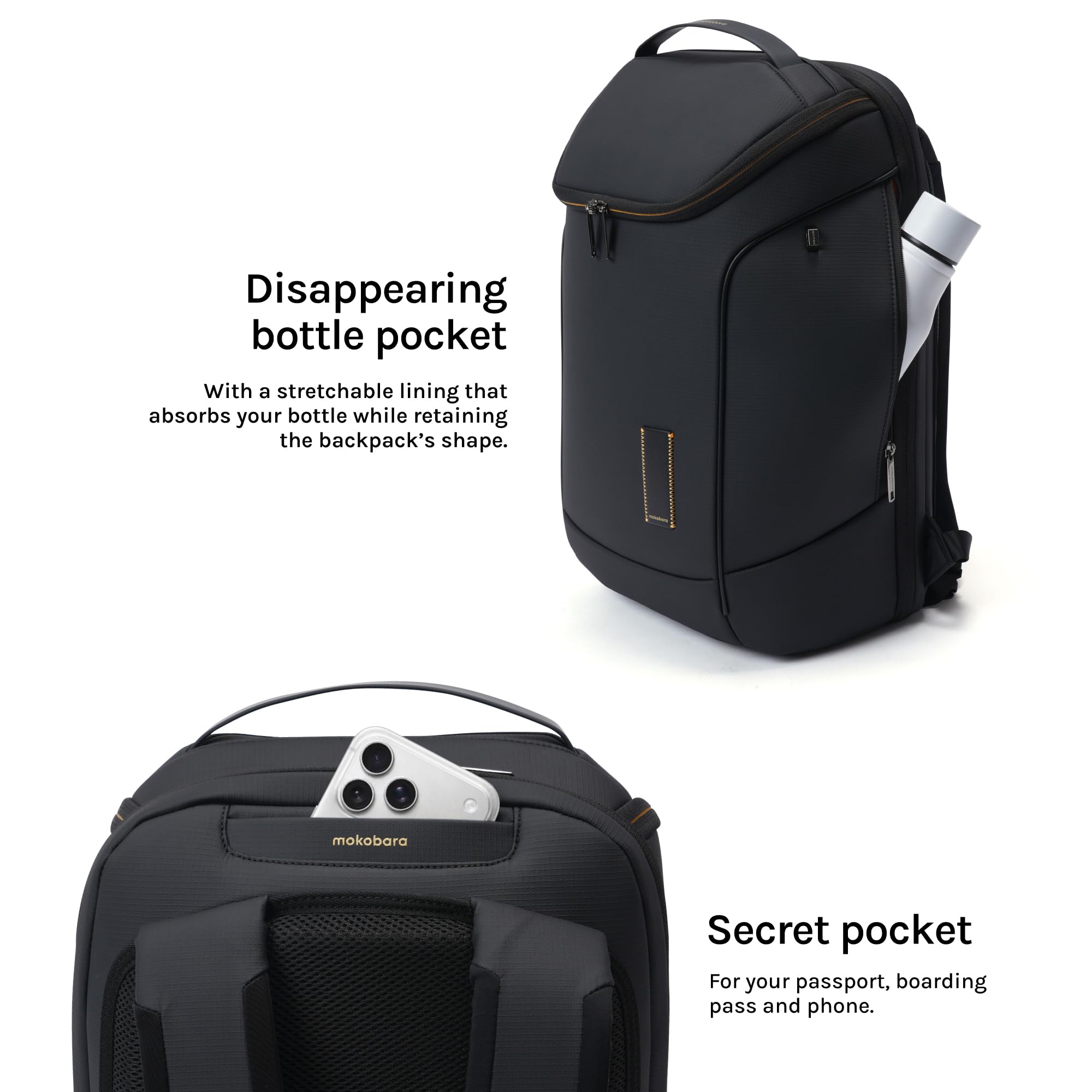 MOKOBARA Transit Z 30L Laptop Backpack 15.6 Inch Office Travel Bag Black — Amazon image 7