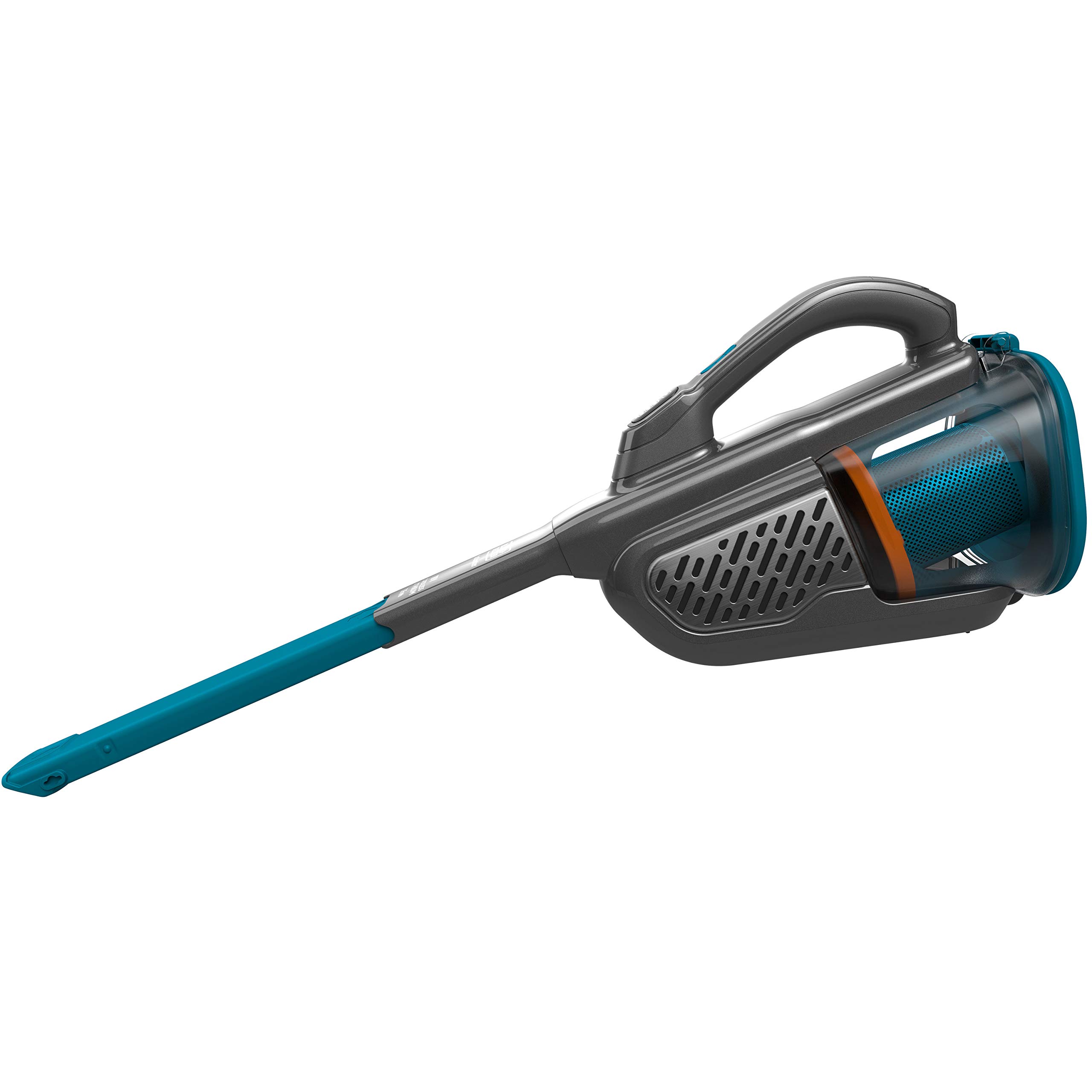BLACK+DECKER Aspirateur de Table à Main sans Fil, 36W, Technologie cyclonique, 500 ML, 18V, BHHV520BF-QW Bleu/Argent/Titanium