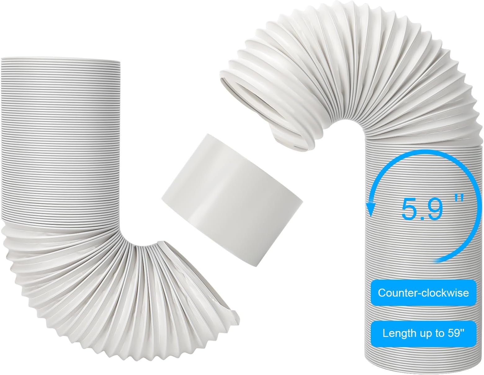 Amazon.com: PURTEERY Portable Air Conditioner Hose Kit AC Hoses with - Extra Long Portable Air Conditioner Hose