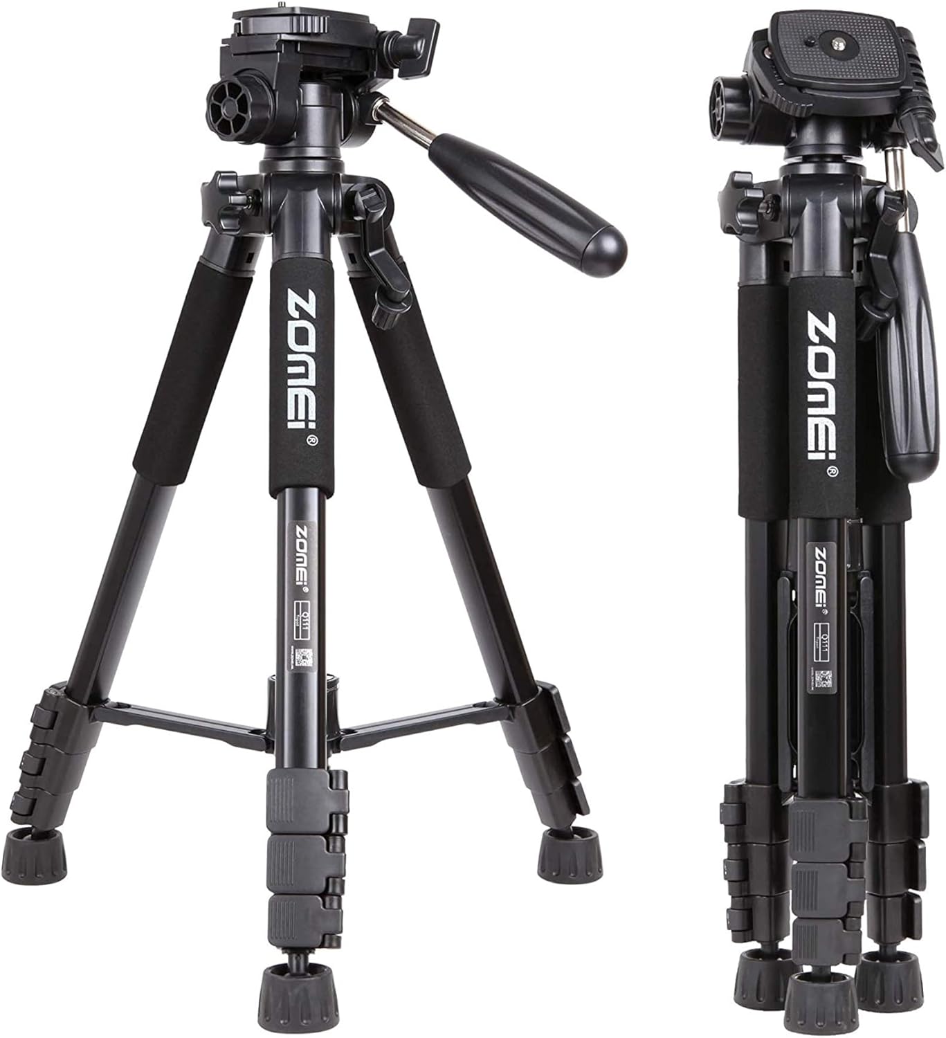 Zomei Q111 Aluminum Tripod with 3-Way Panhead (55")