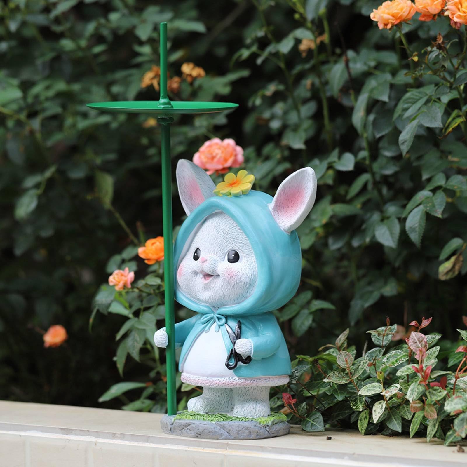 Statua Resina Antizanzare Uso Esterno Supporto Essenza Animale Portatile Supporto Rotondo Bobina Zanzare per Giardino, Marrone